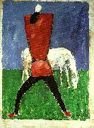 Kazimir Malevich, peasant and horse